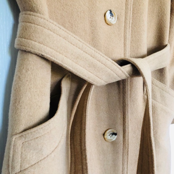 Vintage Tan 100% Camel Hair Coat